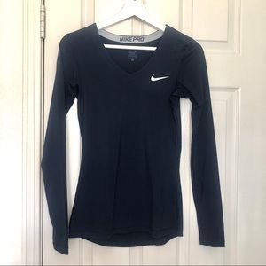 💥NIKE Dark Blue Long Sleeve Tee